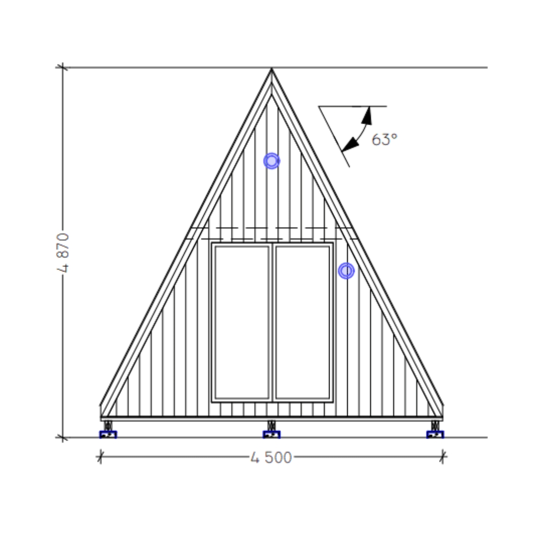 A-Frame Solo+ House Diagram Placeholder